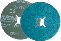 Krążek ścierny fibrowy 125x22mm P100 ZF714 VSM cyrkon