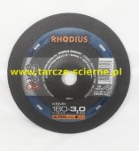 Tarcza do cięcia T42-180x3,0x22 RHODIUS KSMK ALPHA STAL