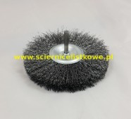 Szczotka tarczowa 100mm z trzpieniem 6mm SZCZOTEX