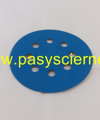 Krążek ścierny na rzep 125mm P500 SA331 8-OTWORÓW STAL/INOX