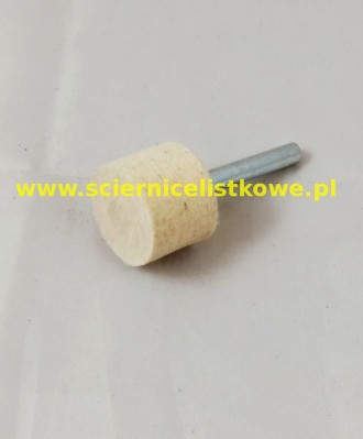 Ściernica trzpieniowa filcowa 80x20x6 Monolit