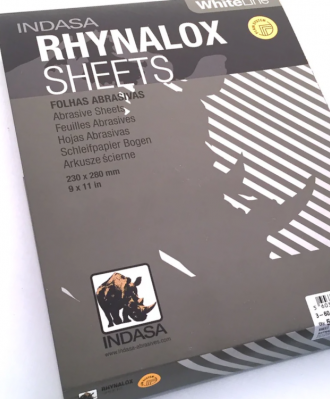 Papier ścierny Arkusz A4 230x280 P320 INDASA RHYNALOX WHITE LINE