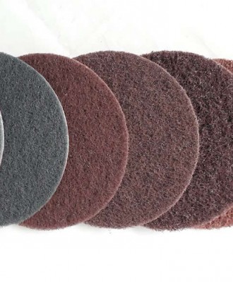 Krążek włóknina miękka z otworem 250x22mm (P1000)MICROFINE