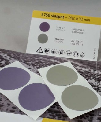 Krążek ścierny samoprzylepny (scallop disc) 32mm P1500 SIA5750 siaspot węglik krzemu