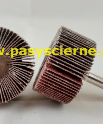 Ściernica listkowa trzpieniowa płótno Stal/Inox 20x25x6 P150