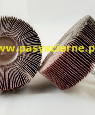 Ściernica listkowa trzpieniowa płótno Stal/Inox 80x50x6 P400