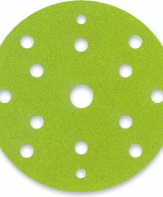 Krążek ścierny na rzep 150mm P080 15-OTWORÓW SIA1550 siapower (zielony)