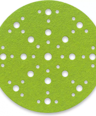 Krążek ścierny na rzep 150mm P320 49-OTWORÓW SIA1550 siapower (zielony)