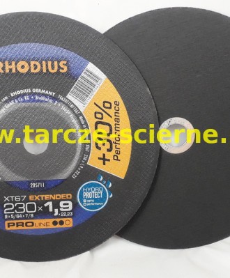 Tarcza do cięcia T41-230x1,9x22 RHODIUS XT67 PRO STAL